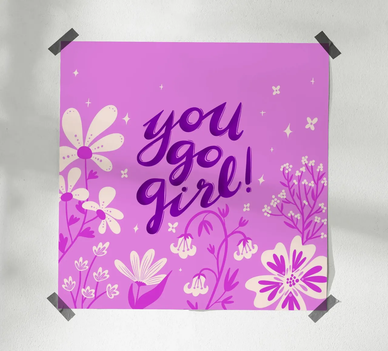 you go girl! poster van nicigabrieldesigns