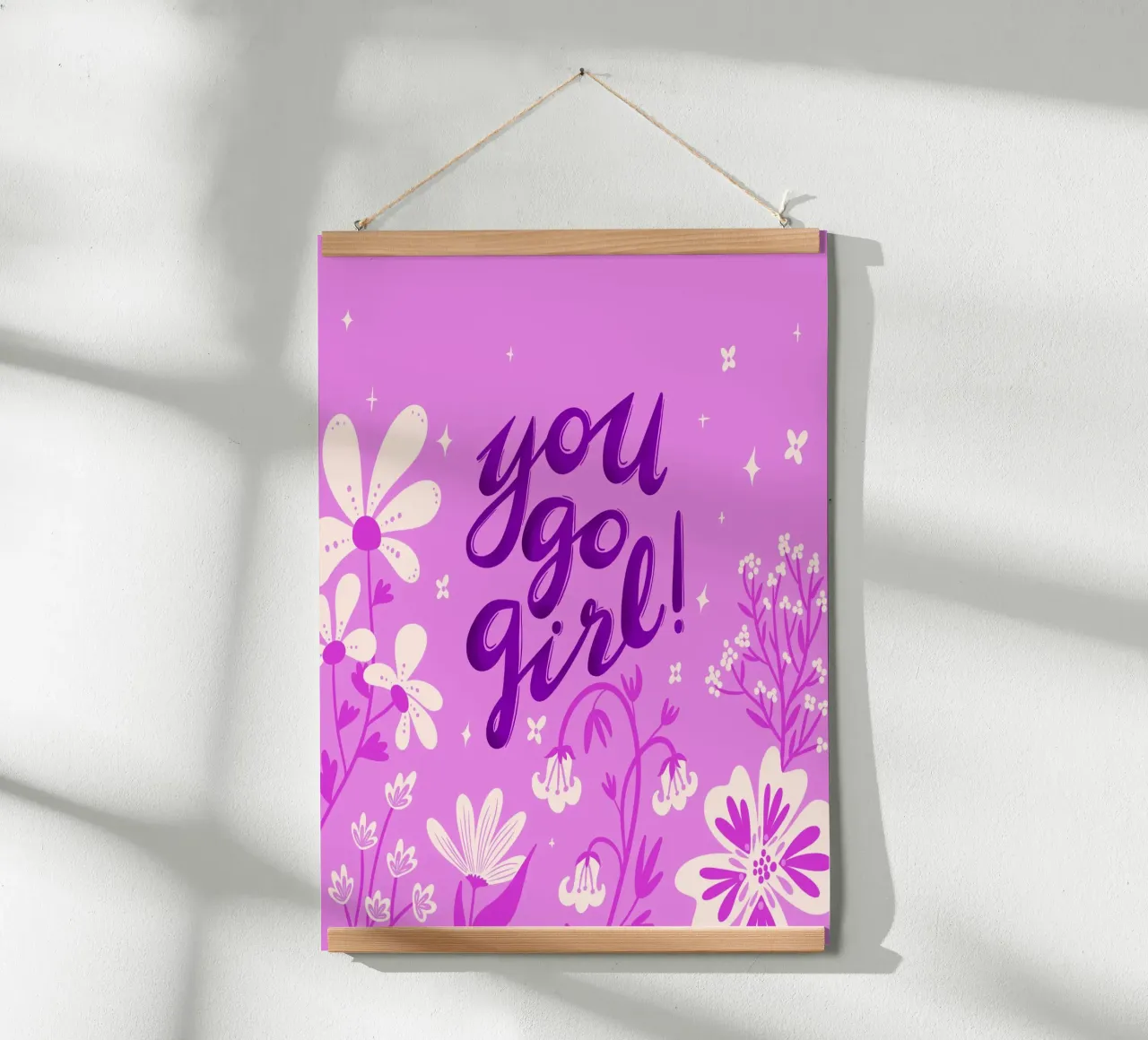 you go girl! poster van nicigabrieldesigns