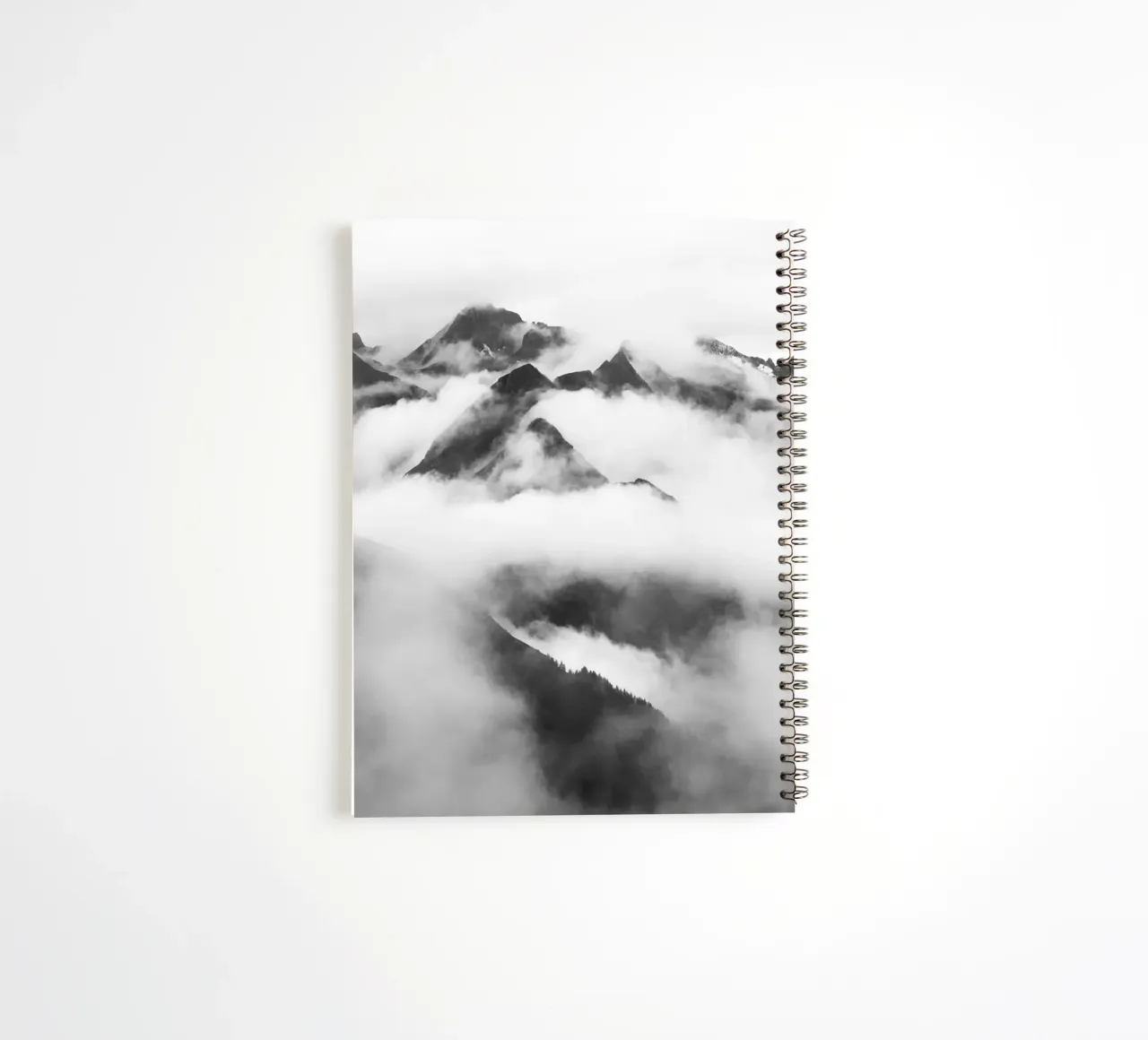 Moody mountains spiral notebook by Fjöllart