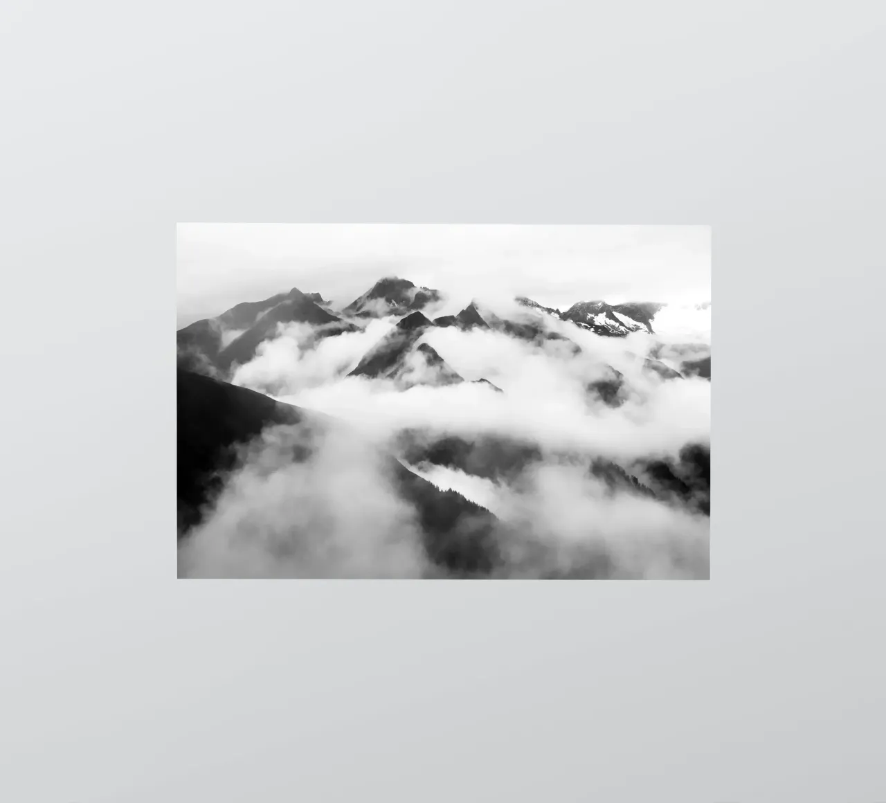 Moody mountains sticker by Fjöllart