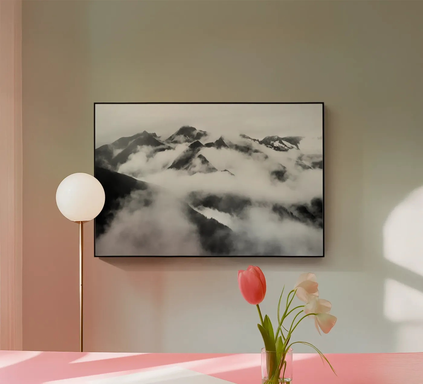 Moody mountains acrylic glass by Fjöllart