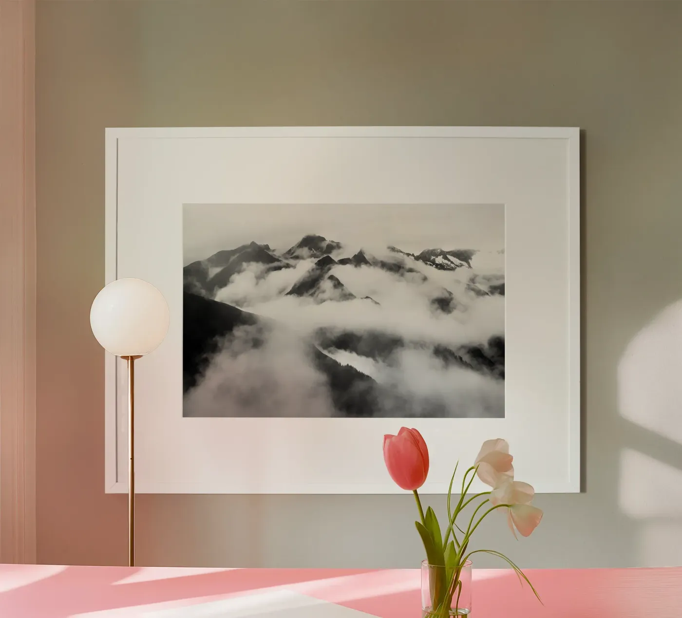 Moody mountains poster da Fjöllart