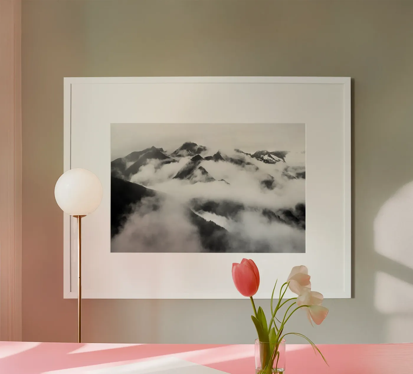 Moody mountains poster da Fjöllart