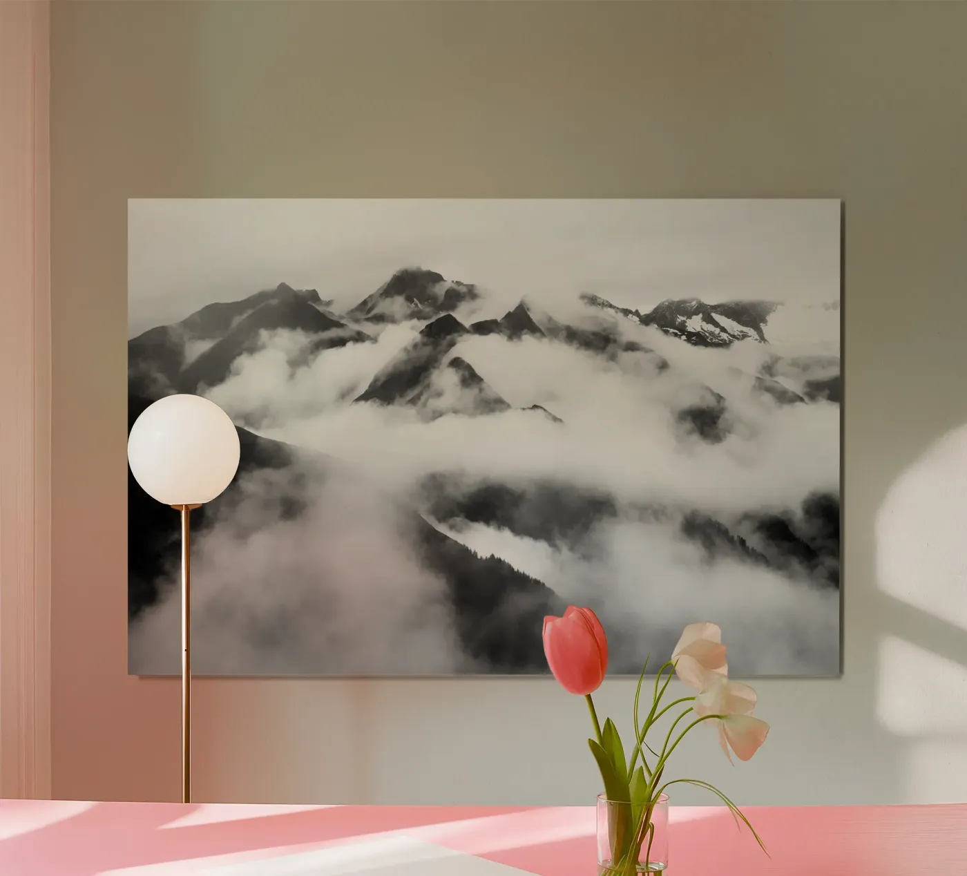 Moody mountains poster da Fjöllart