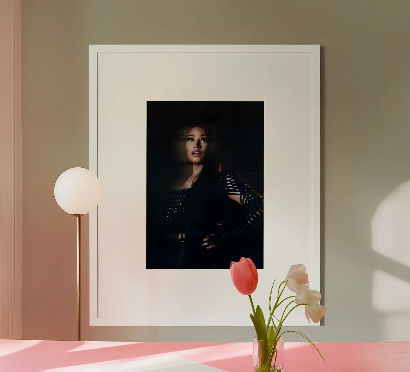 Nicki Minaj poster da Digital Street art
