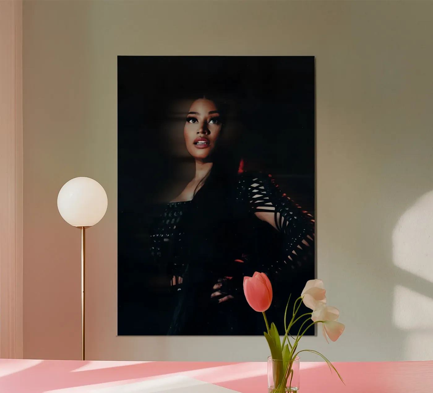 Nicki Minaj poster da Digital Street art