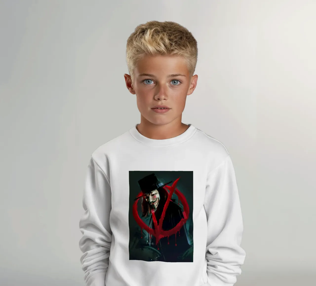 V For Vendetta felpa bambino da nabakumov