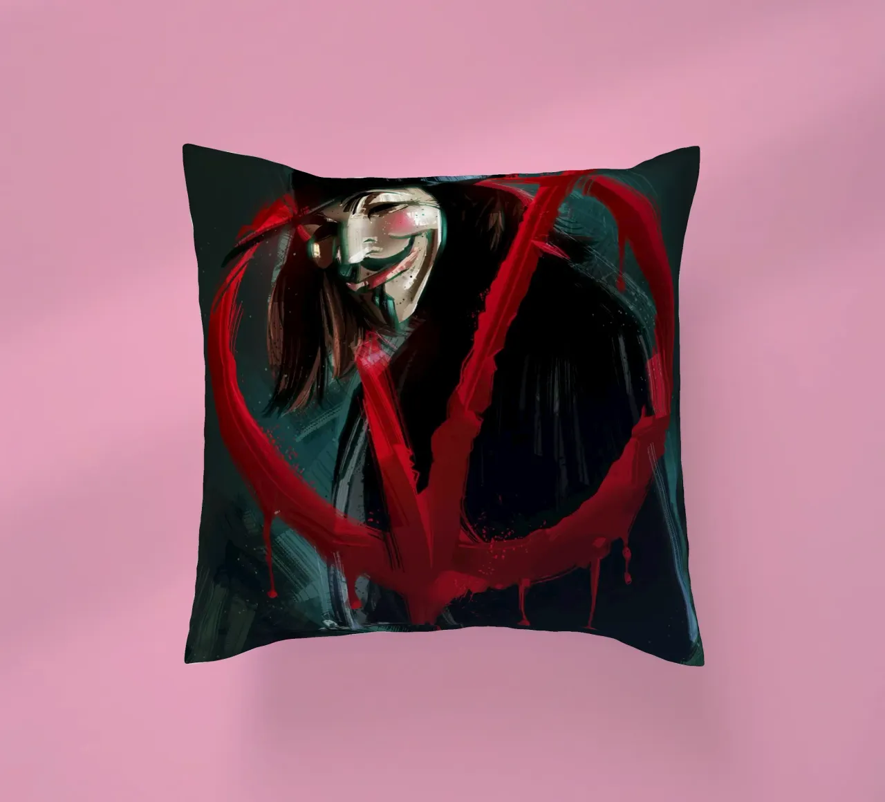 V For Vendetta cuscino da nabakumov