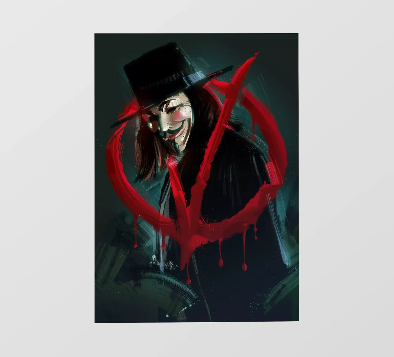 V For Vendetta pellicola backlit da nabakumov