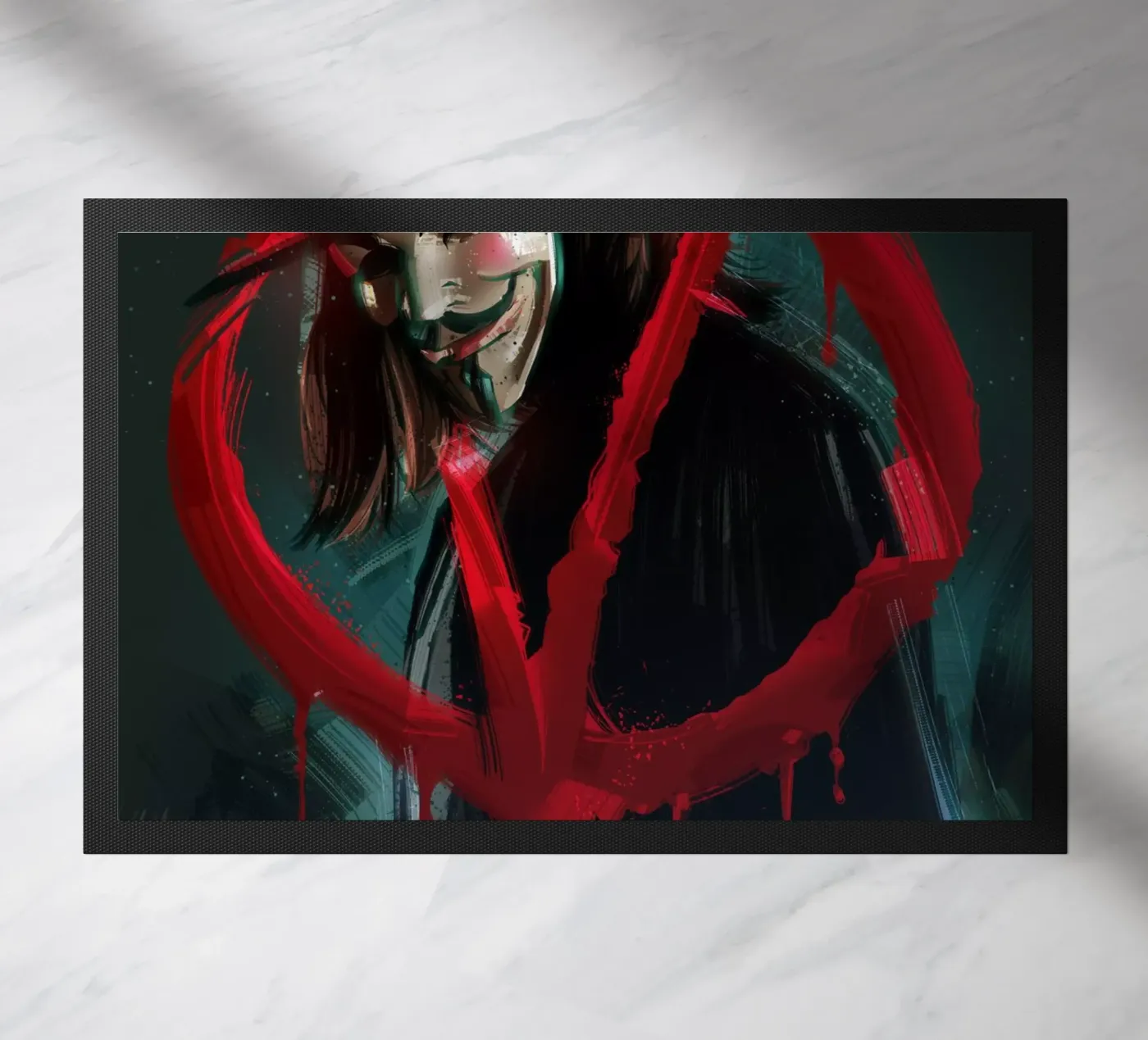 V For Vendetta doormat by nabakumov