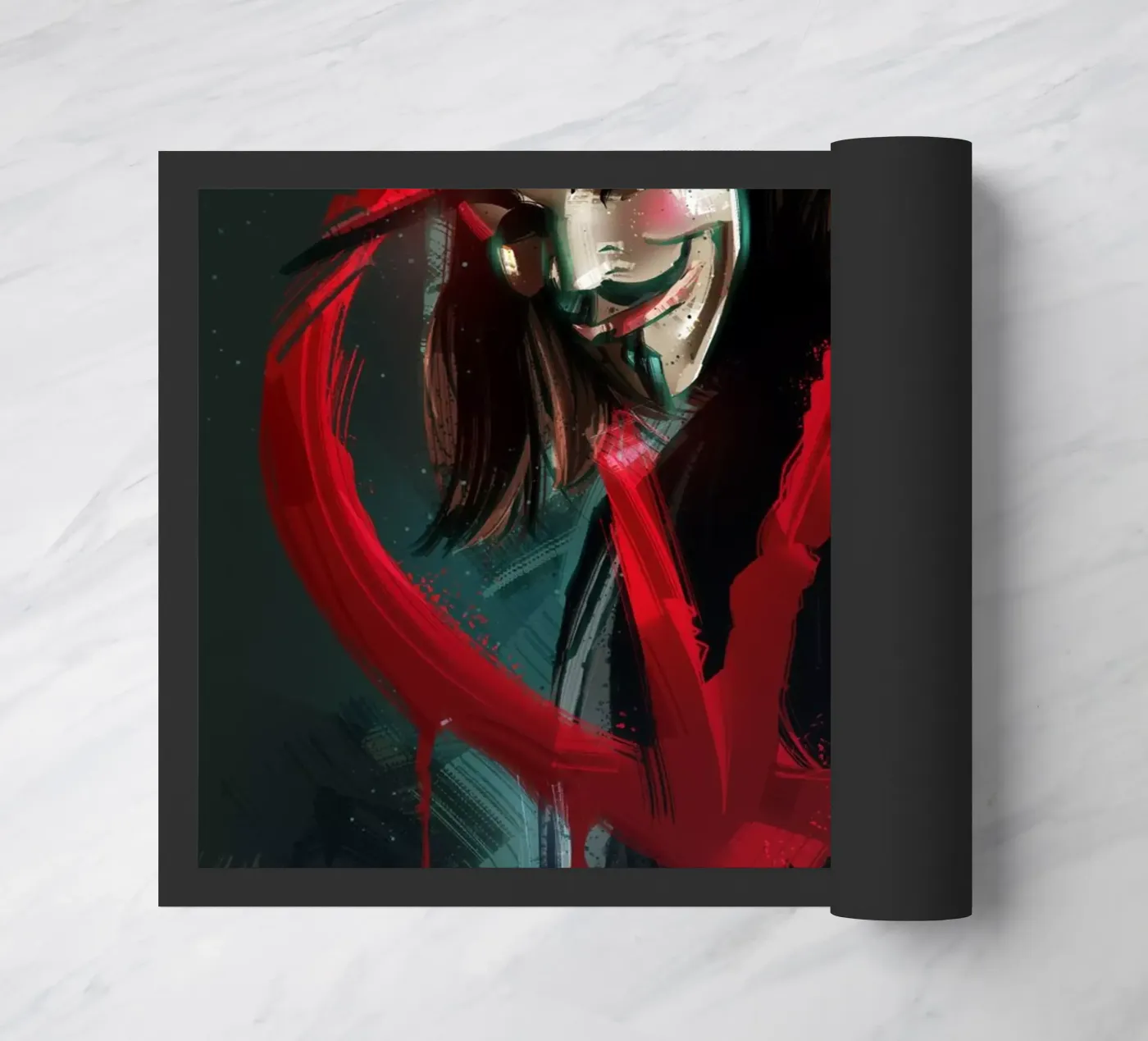 V For Vendetta doormat by nabakumov