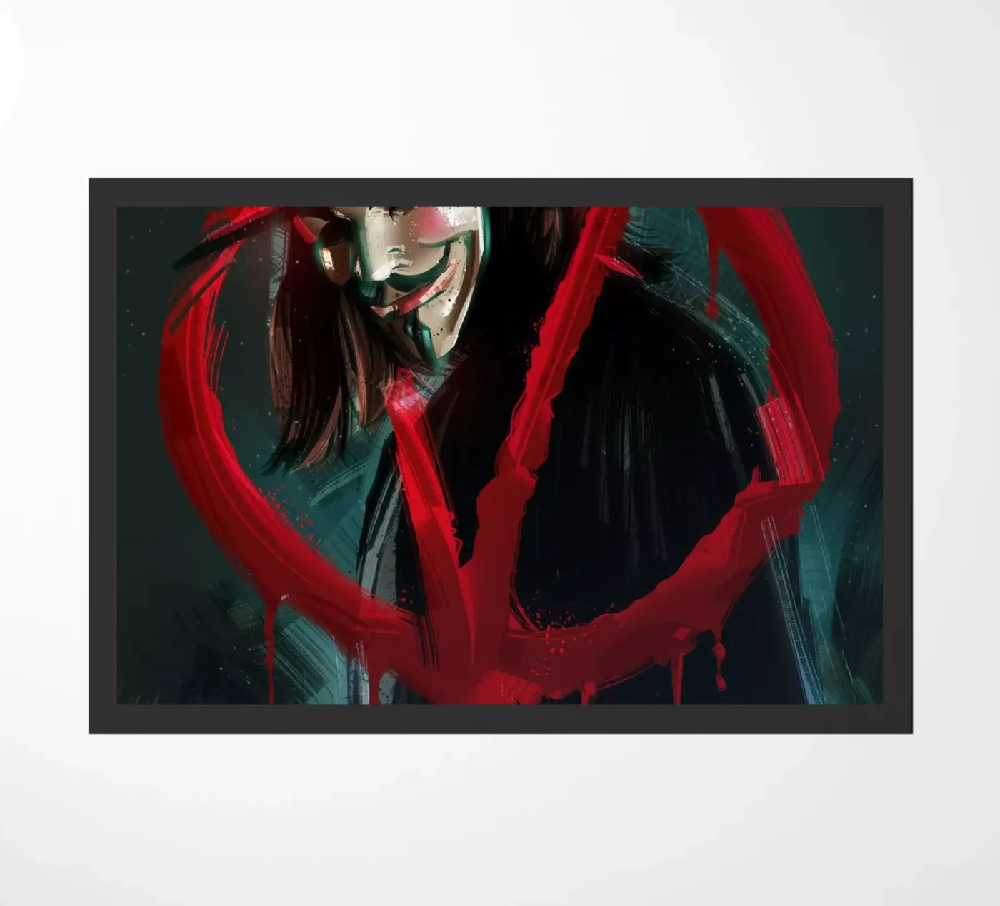 V For Vendetta doormat by nabakumov