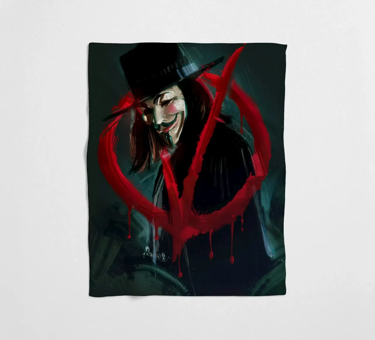 V For Vendetta coperta in pile da nabakumov