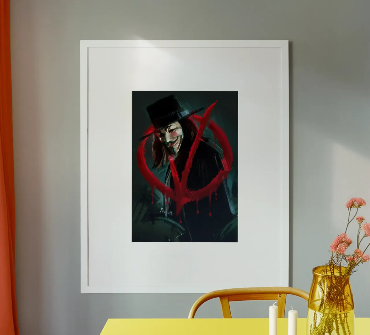 V For Vendetta carta hahnemühle da nabakumov