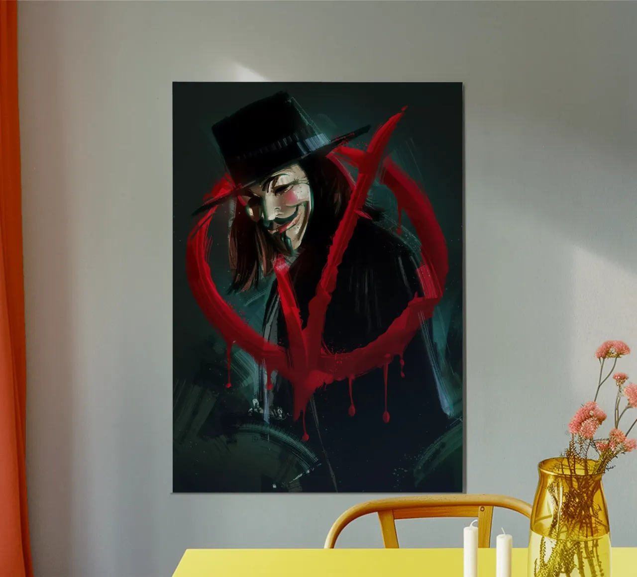 V For Vendetta poster da nabakumov