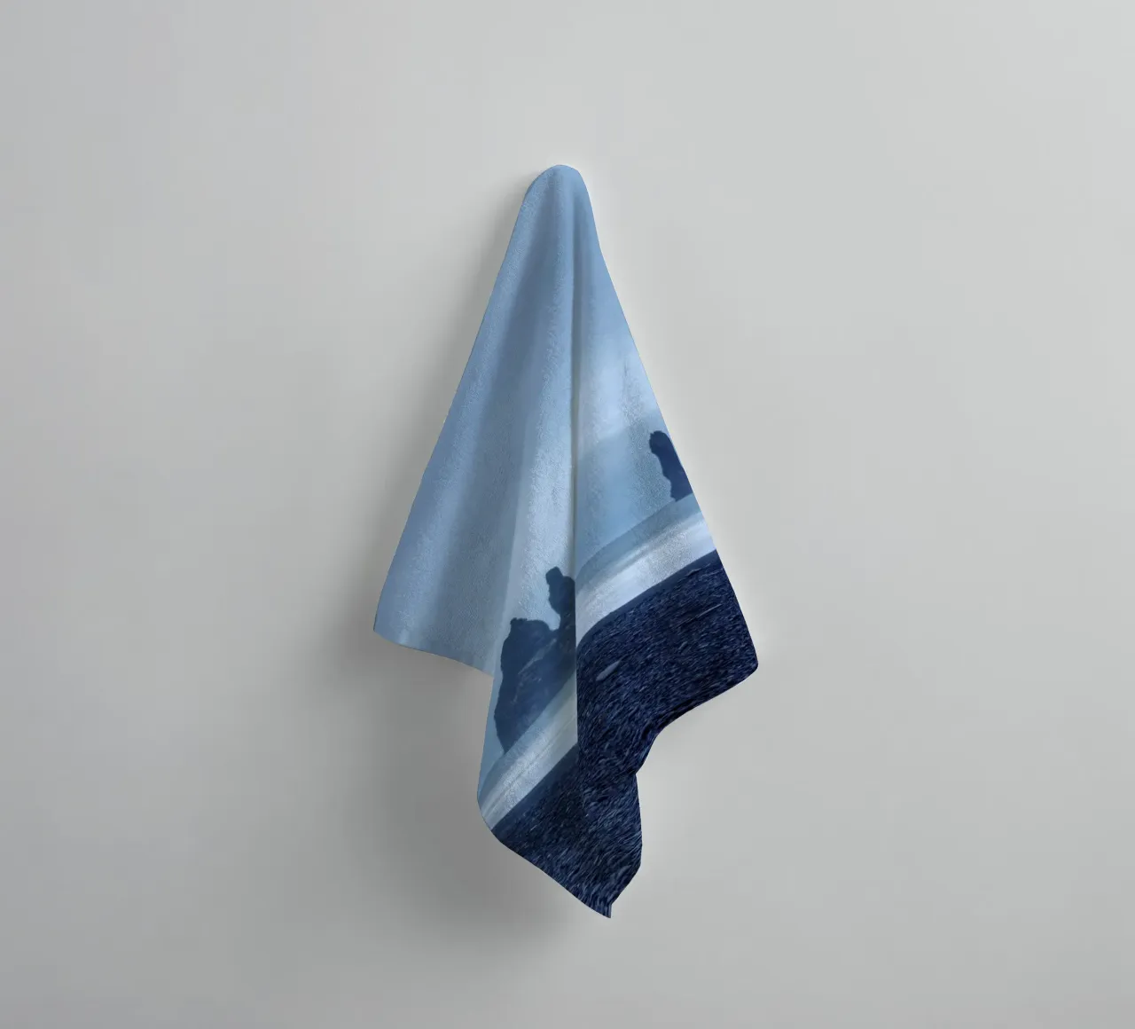 Rocks at the Icelandic coast towel by Fjöllart
