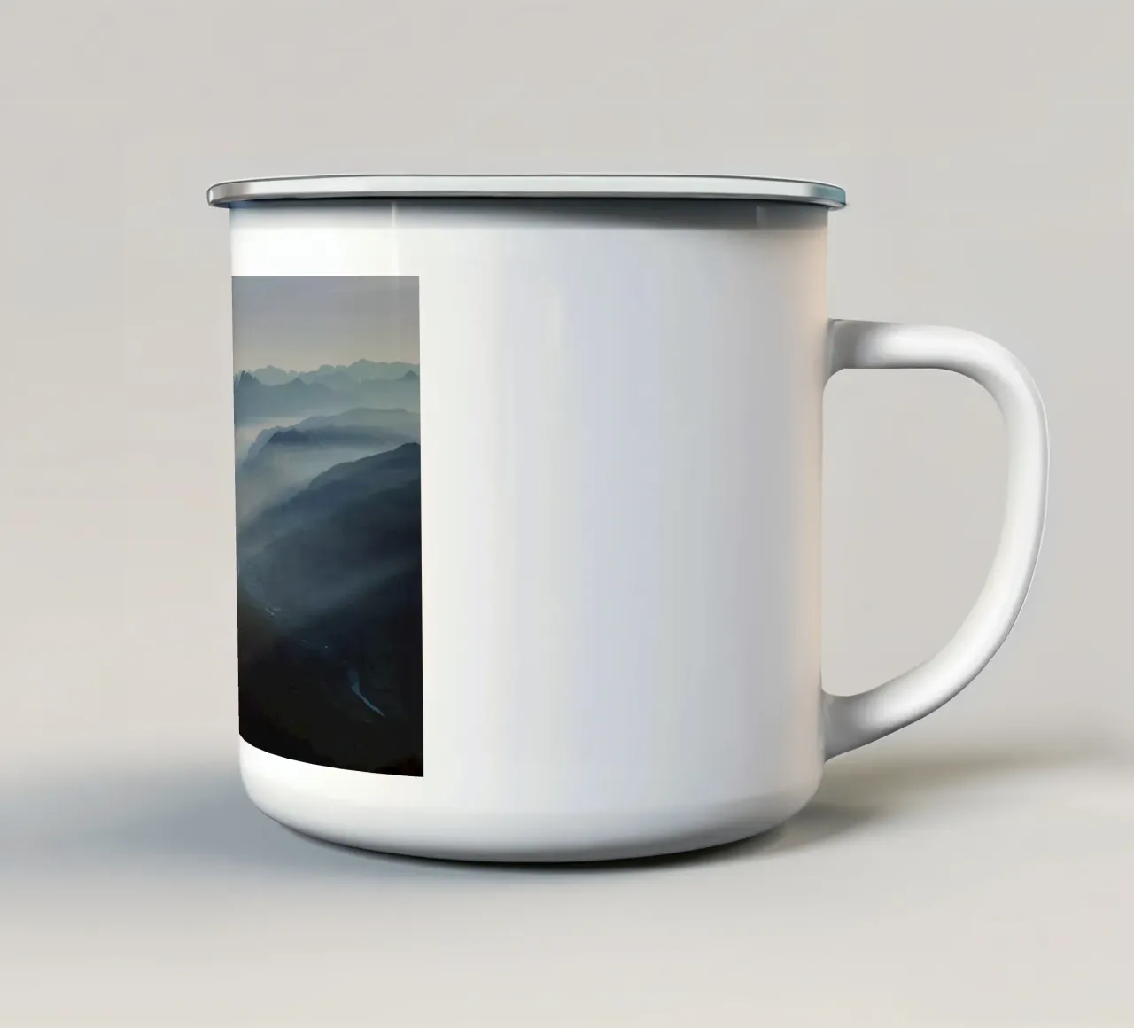 Werfener Hütte, Tennengebirge, Austria tazza in smalto da art picture