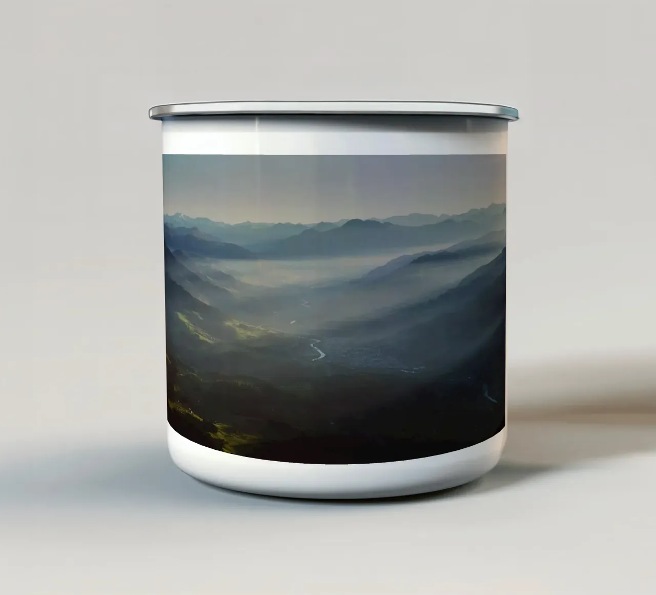 Werfener Hütte, Tennengebirge, Austria tazza in smalto da art picture