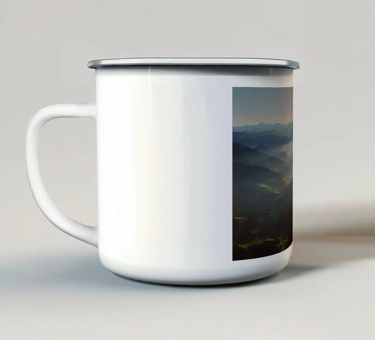 Werfener Hütte, Tennengebirge, Austria tazza in smalto da art picture