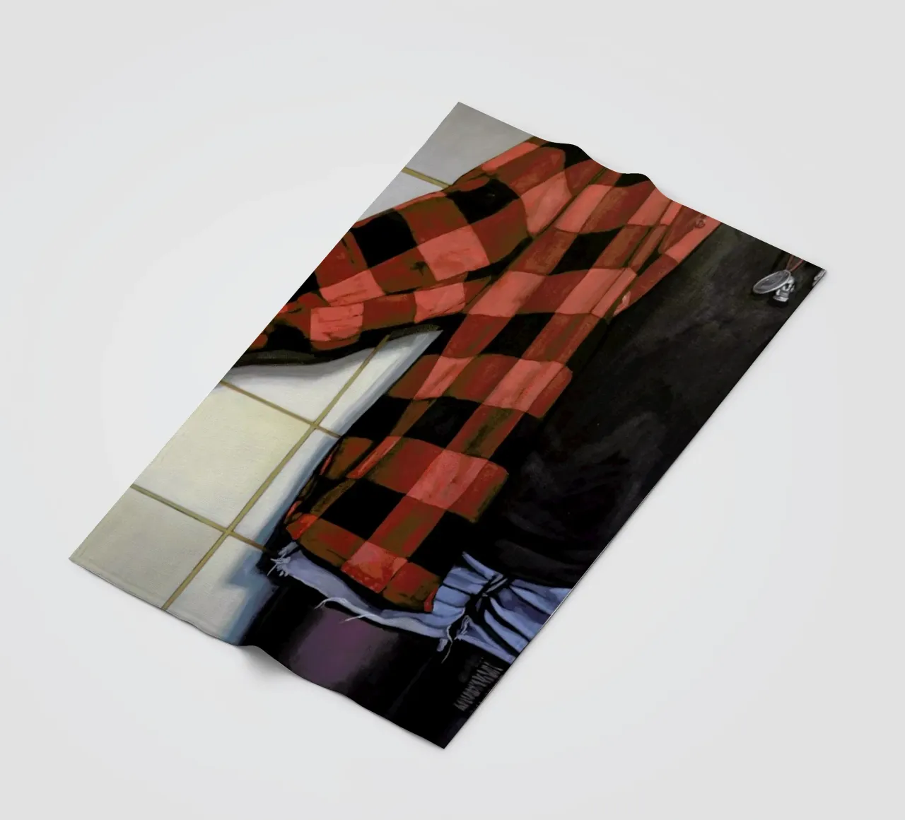 Carreaux fleece blanket by Jérôme Romain