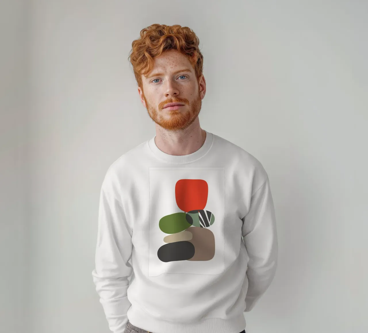 Balancing Shapes No 01 felpa da lazydaypaper