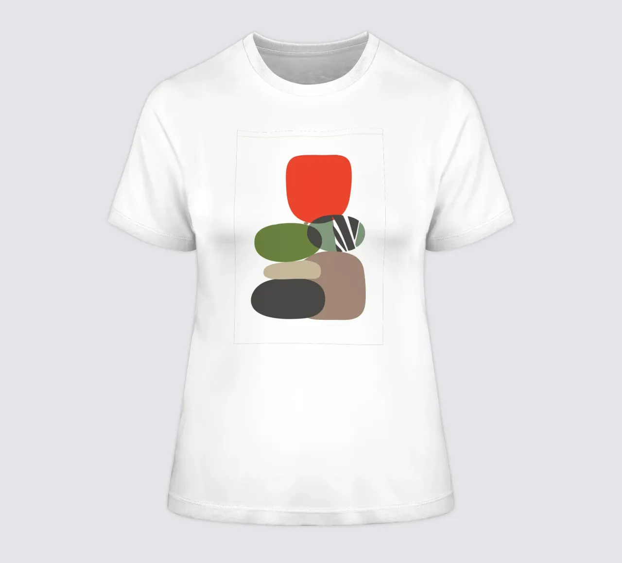Balancing Shapes No 01 t-shirt da donna da lazydaypaper