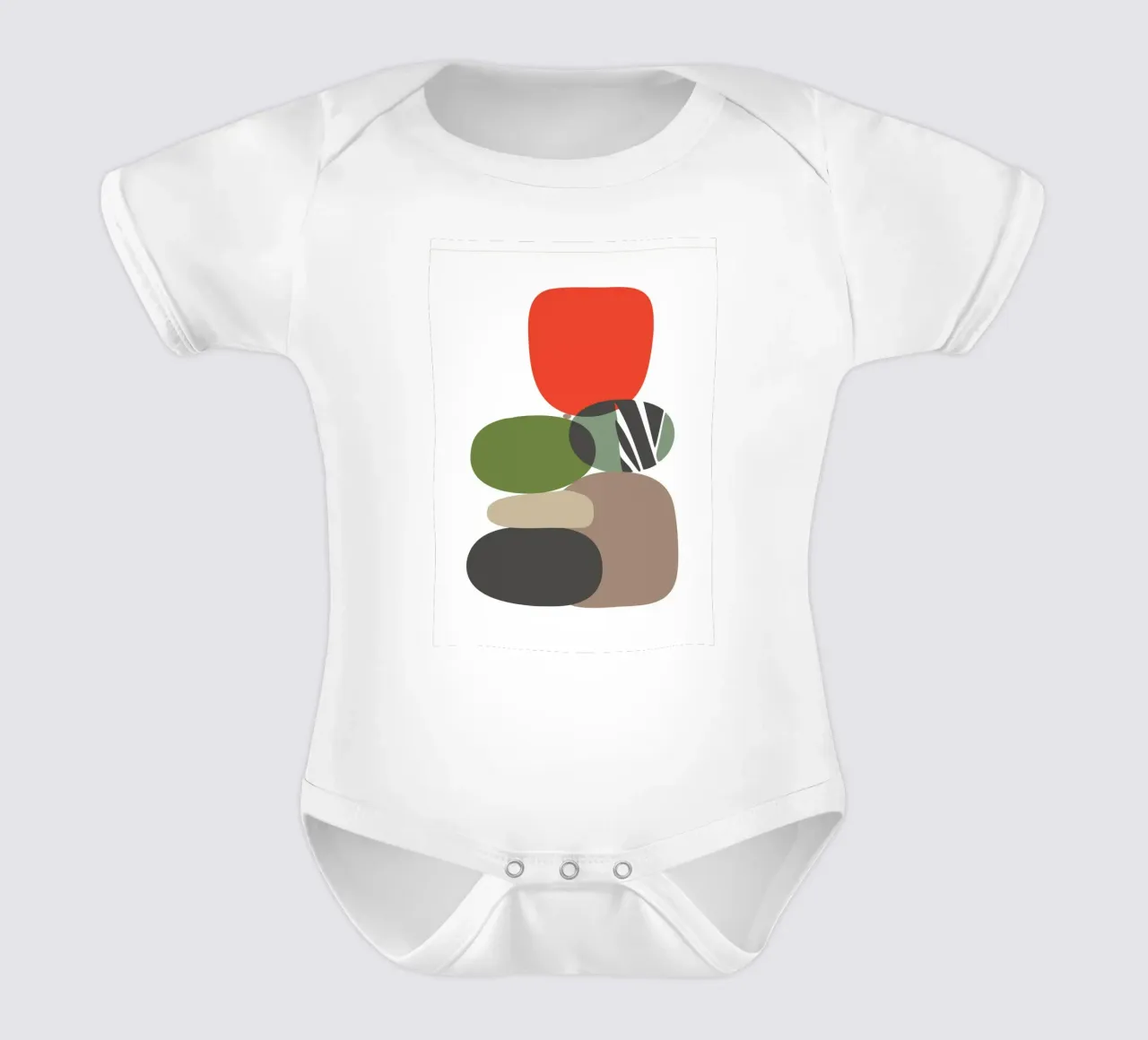 Balancing Shapes No 01 body de bebé de lazydaypaper