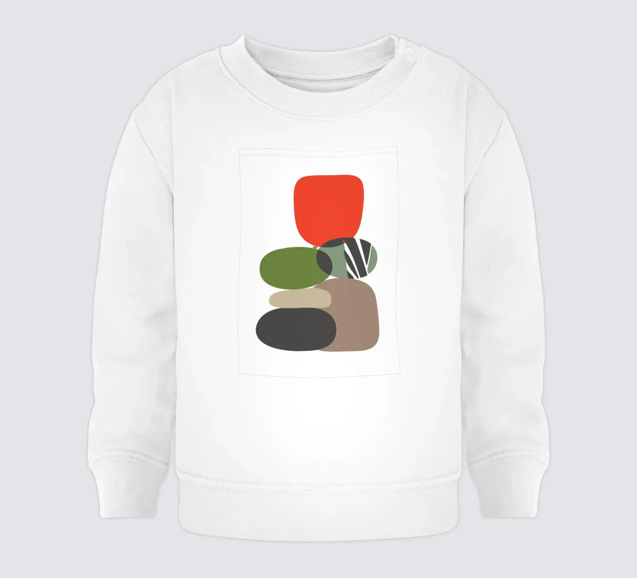 Balancing Shapes No 01 felpa neonato da lazydaypaper