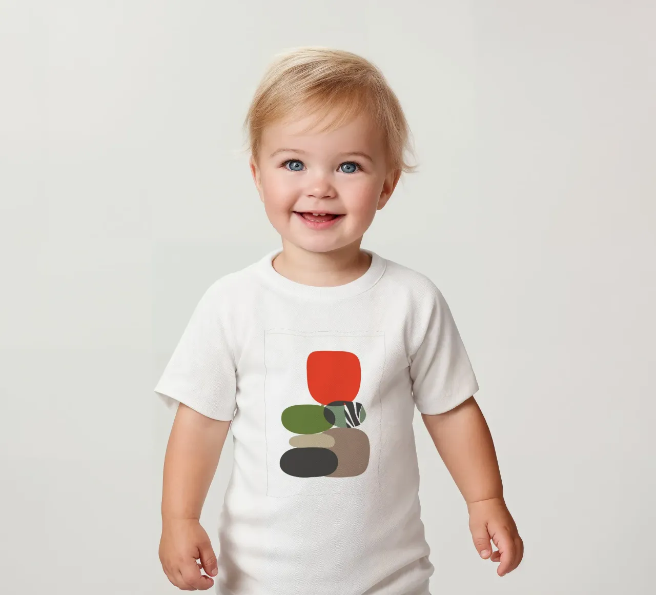 Balancing Shapes No 01 maglietta neonato da lazydaypaper