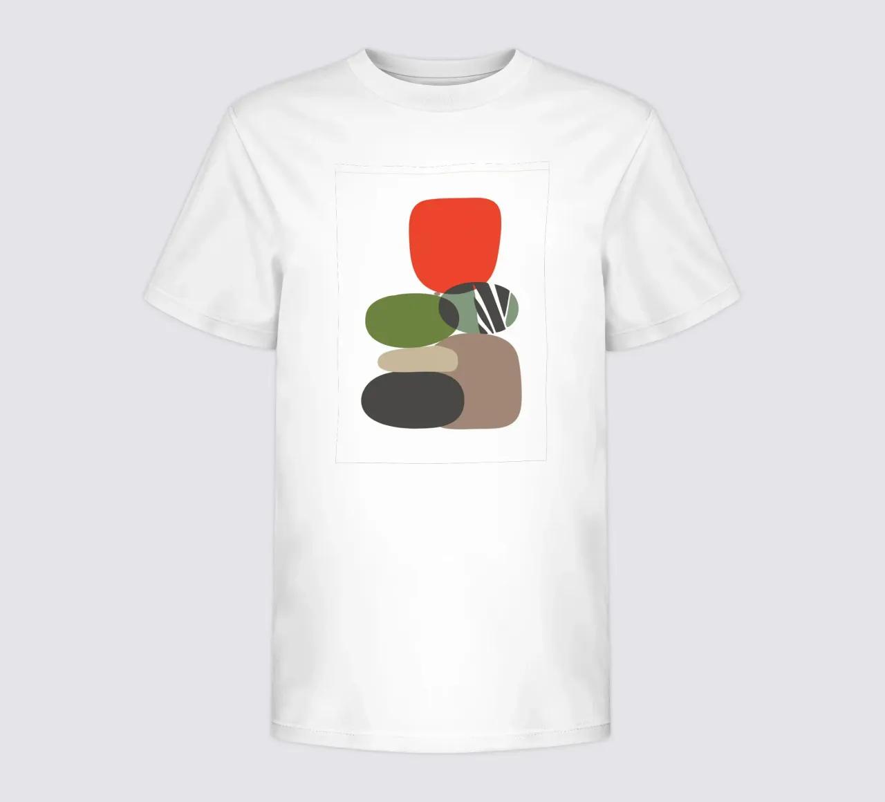 Balancing Shapes No 01 t-shirt bambini da lazydaypaper