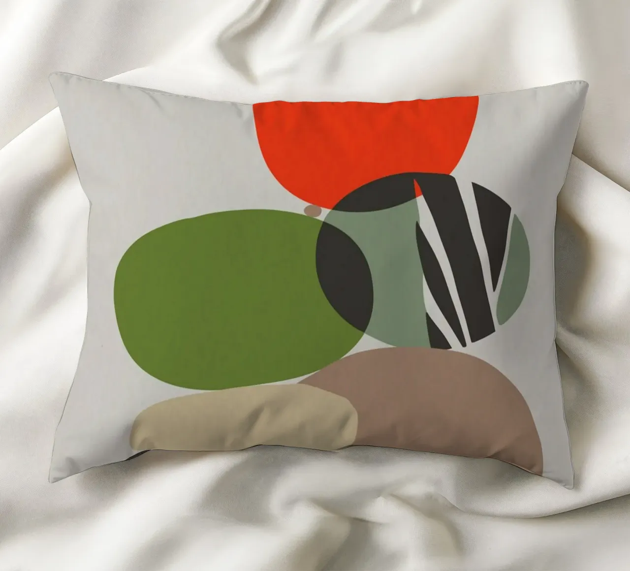 Balancing Shapes No 01 cuscino da lazydaypaper