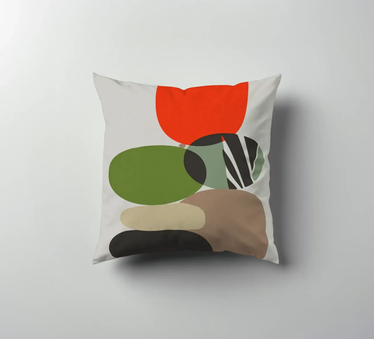 Balancing Shapes No 01 cuscino da lazydaypaper