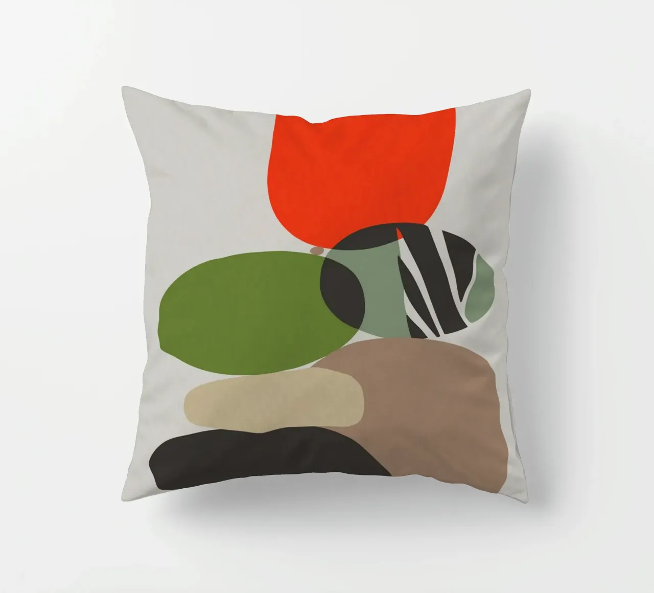 Balancing Shapes No 01 cuscino da lazydaypaper