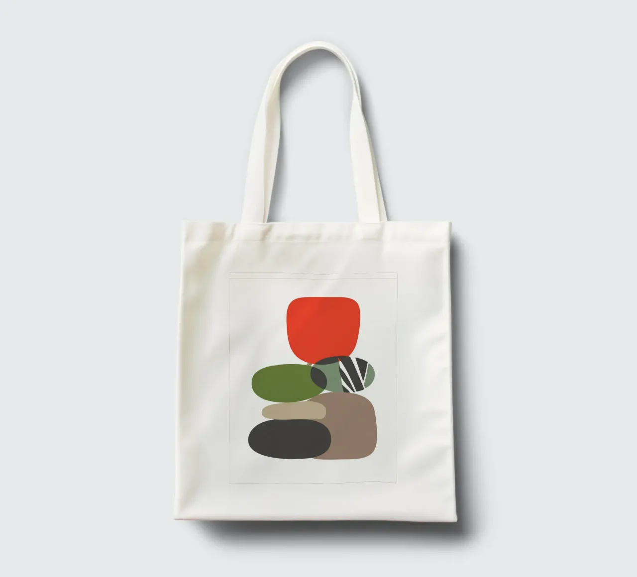 Balancing Shapes No 01 borsa in juta da lazydaypaper