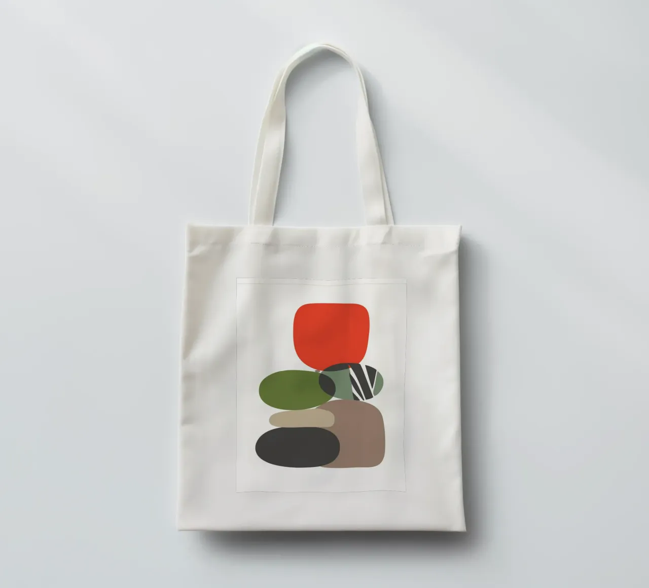 Balancing Shapes No 01 borsa in juta da lazydaypaper