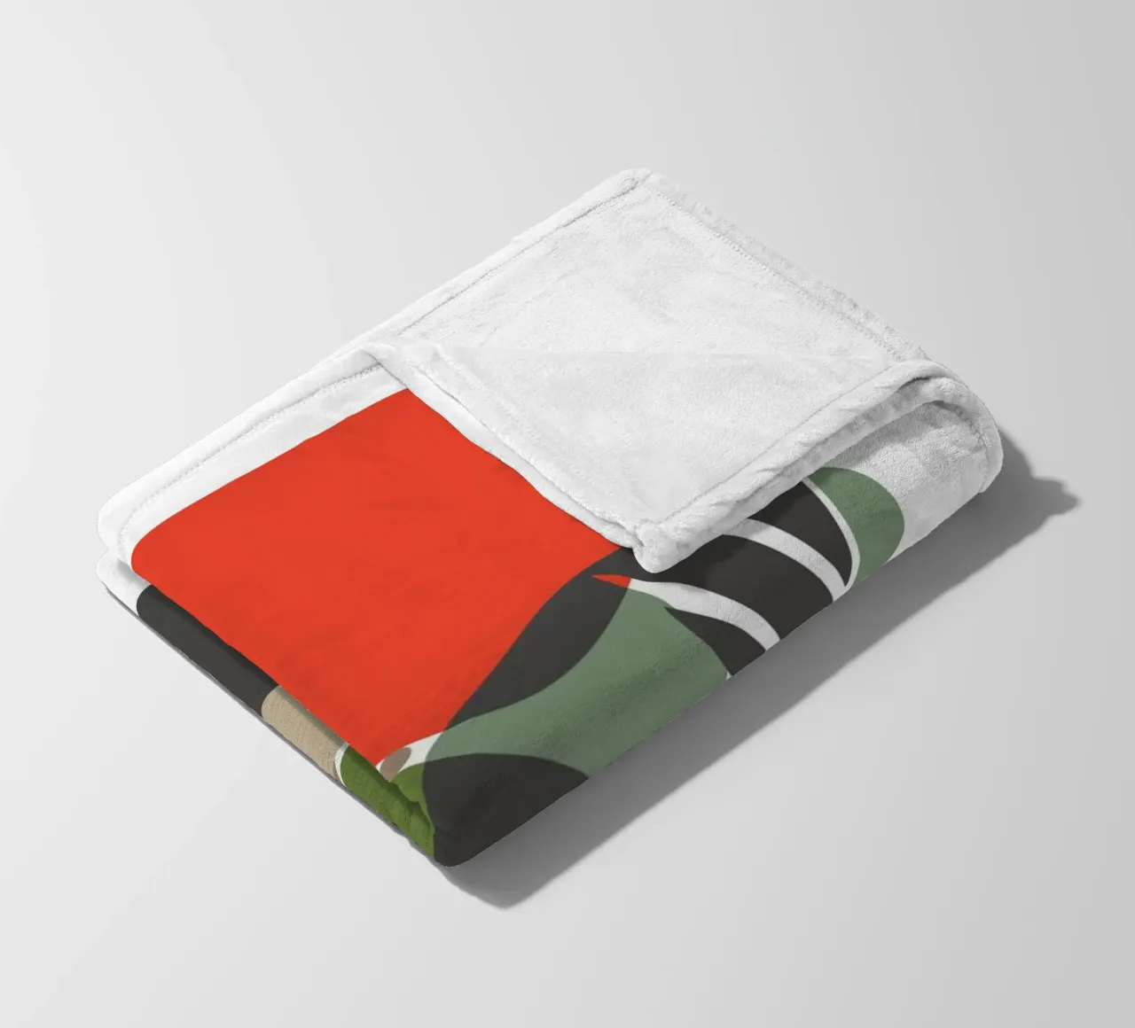 Balancing Shapes No 01 fleecedeken van lazydaypaper