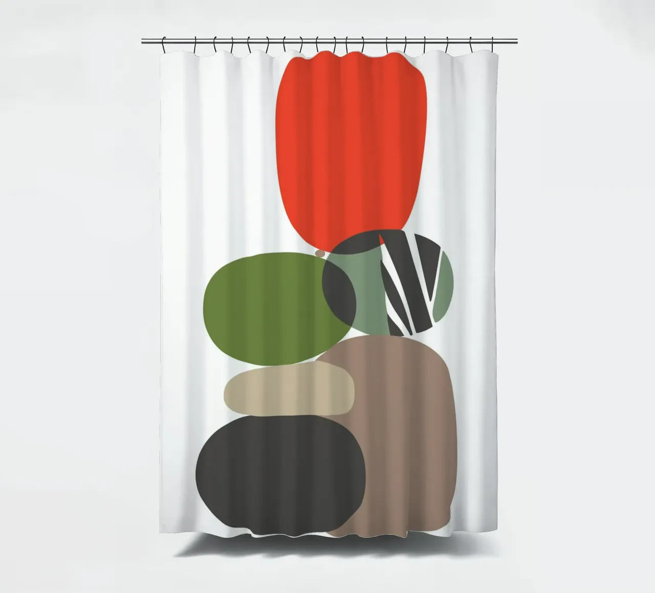Balancing Shapes No 01 tenda da doccia da lazydaypaper