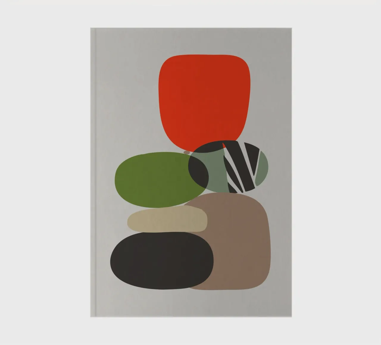 Balancing Shapes No 01 notebook by lazydaypaper