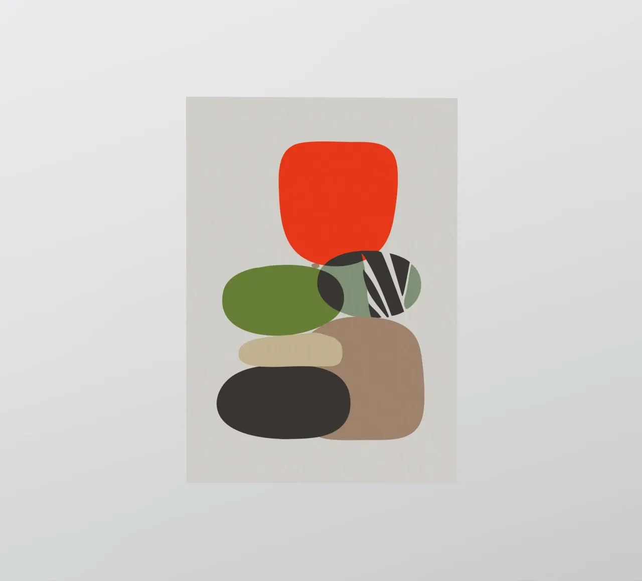 Balancing Shapes No 01 adesivo da lazydaypaper