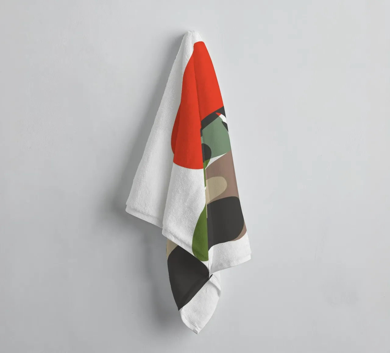 Balancing Shapes No 01 badhanddoek van lazydaypaper