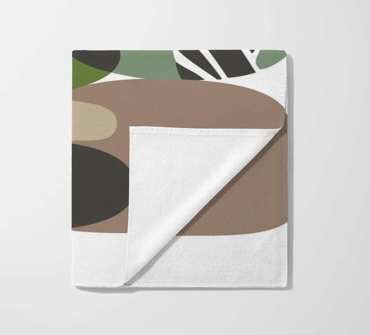 Balancing Shapes No 01 strandhanddoek van lazydaypaper