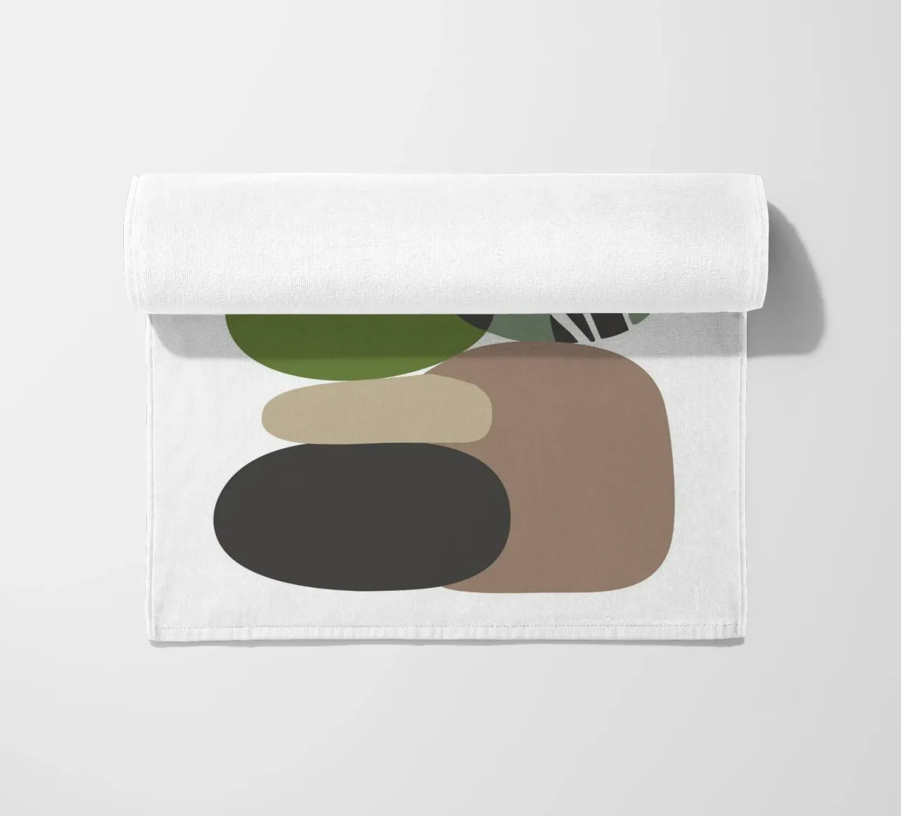 Balancing Shapes No 01 strandhanddoek van lazydaypaper