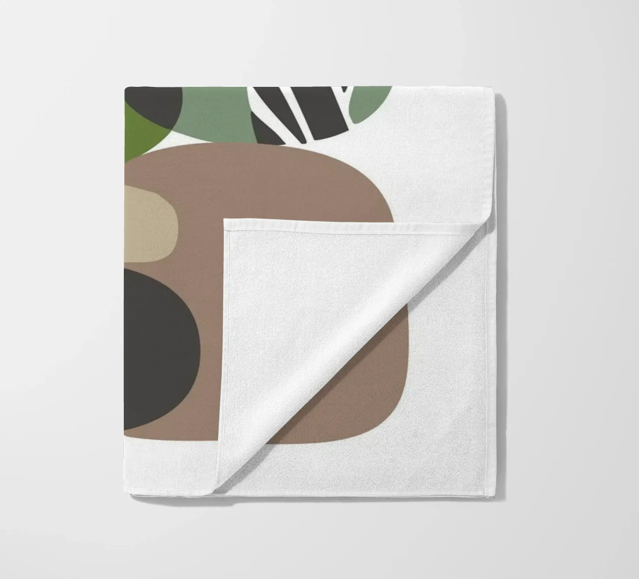 Balancing Shapes No 01 strandhanddoek van lazydaypaper