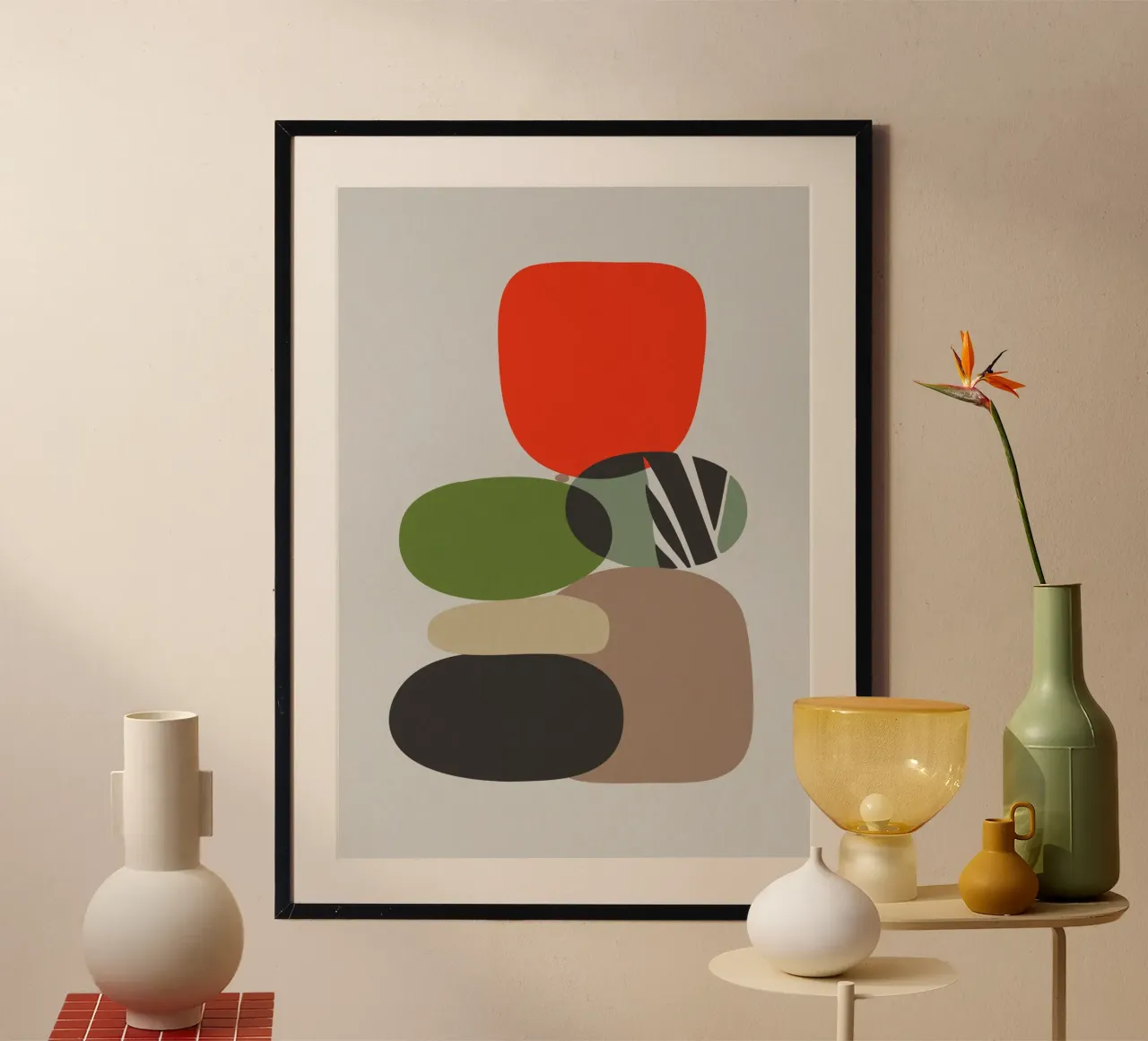 Balancing Shapes No 01 hahnemühle by lazydaypaper