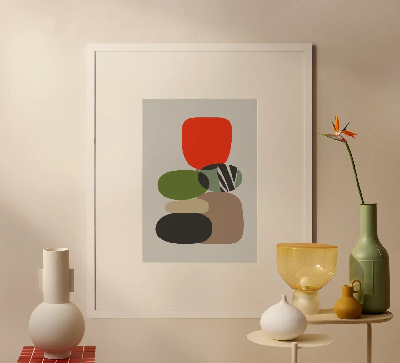 Balancing Shapes No 01 hahnemühle by lazydaypaper