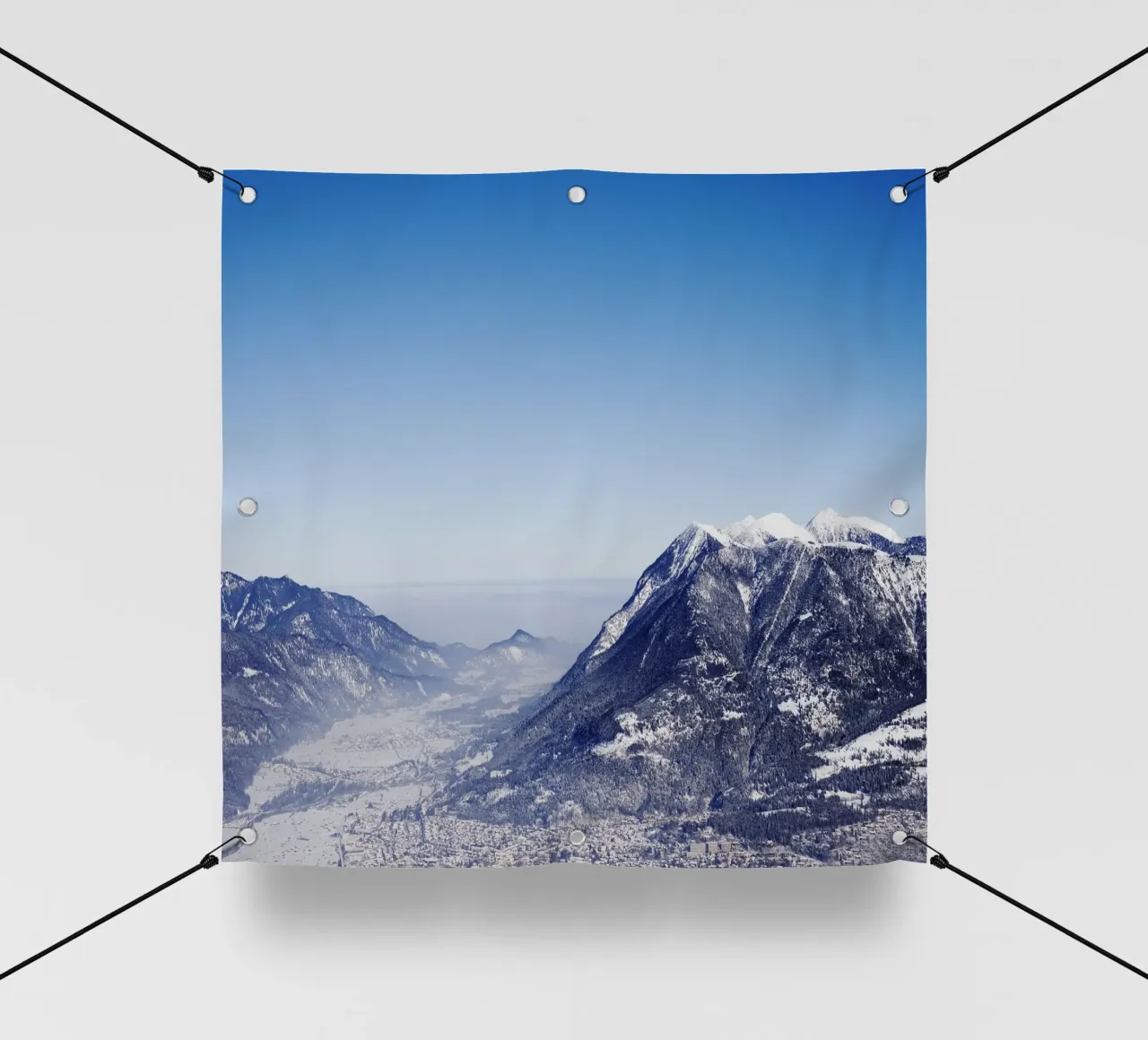 Garmisch Pertenkirchen, Hausberg, Baviera telo in pvc da art picture