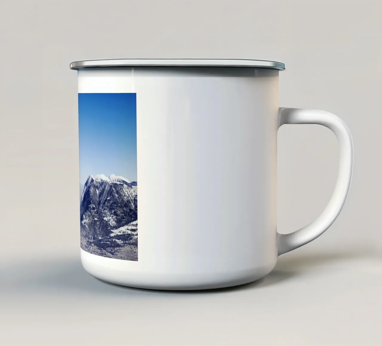 Garmisch Pertenkirchen, Hausberg, Baviera tazza in smalto da atmospheric pictures