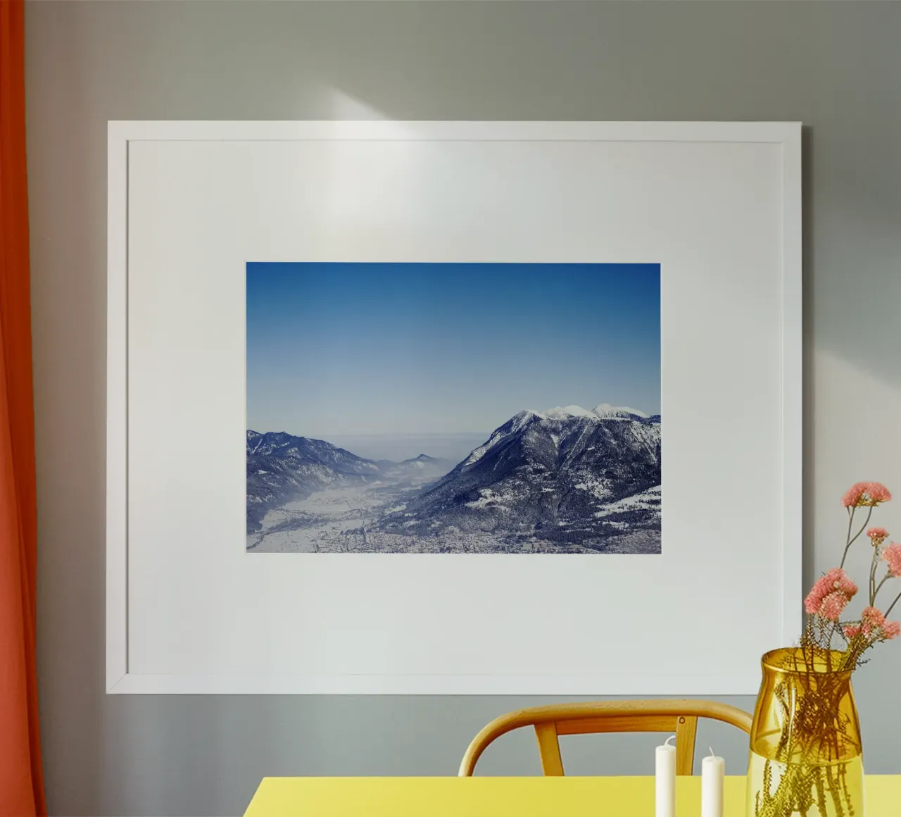 Garmisch Pertenkirchen, Hausberg, Baviera carta hahnemühle da art picture