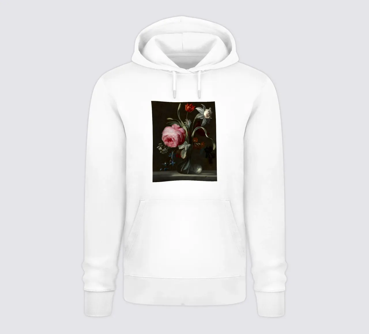 Capolavori barocchi in fiore felpa con cappuccio da Little Art Histories
