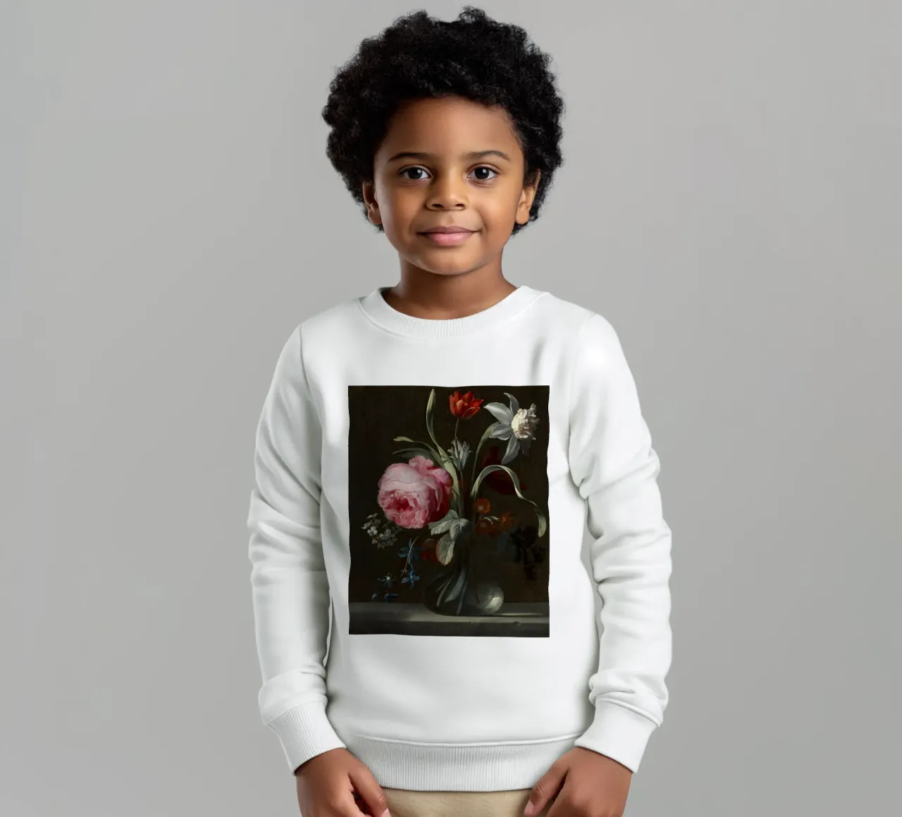 Capolavori barocchi in fiore felpa bambino da Little Art Histories